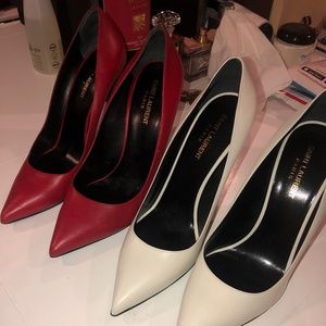 Red YSL Heels